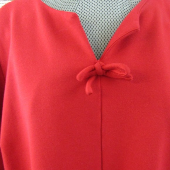 Talbot's women's XL 3/4 sleeve popover blouse - Picture 4 of 7